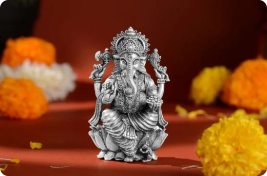 Silver religious idol article
