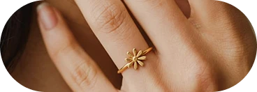 Gold ring under ₹10K